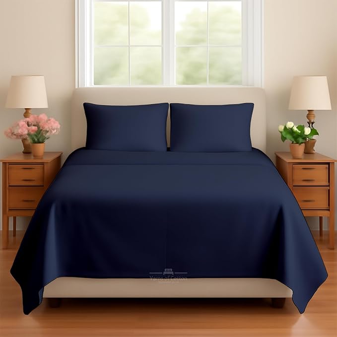 Sleeper Sofa Bed Sheet, 100% Cotton 400 Thread Count, 4 Piece Set, Deep Pocket