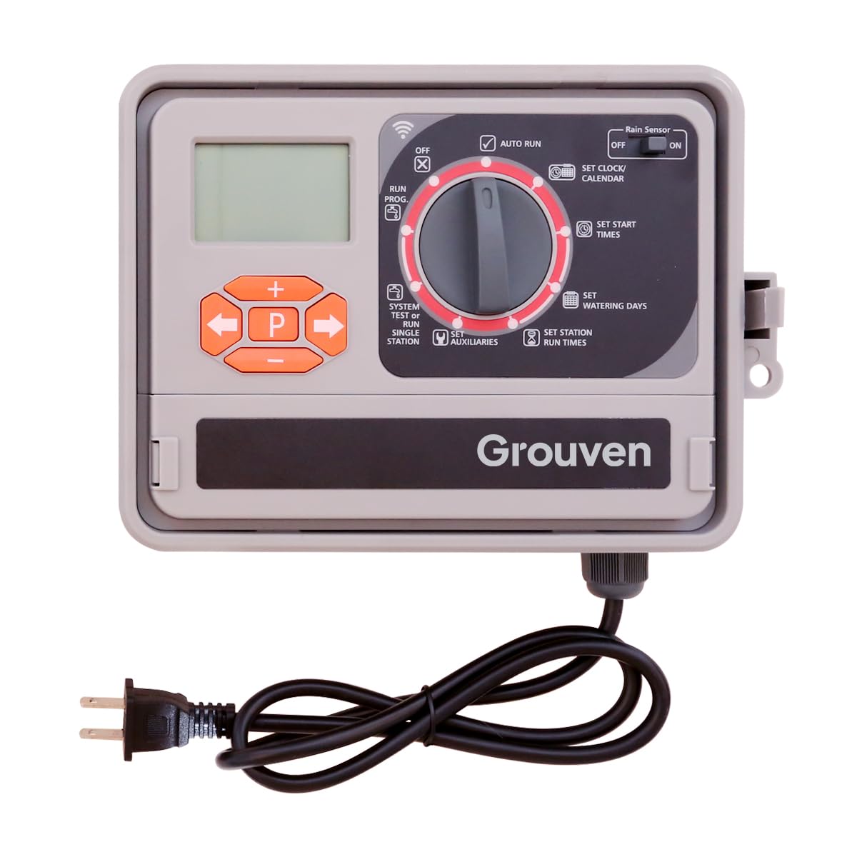Grouven Garden Smart 11-Zone WiFi Sprinkler Controller Watering Timer Irrigation System Outdoor/Indoor