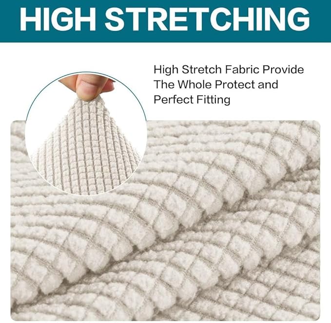 Turquoize Stretch Sofa Slipcover 2 Pieces Sofa Cover Couch Cover