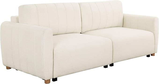 Serta Galway 91.7" Convertible Sleeper Sofa, Queen Size, Wall-Hugging