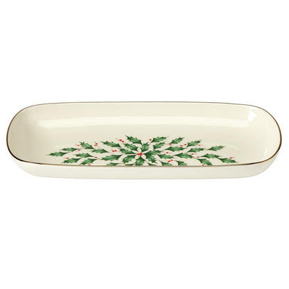 Lenox 869997 Holiday Bread Tray, Christmas Hosting