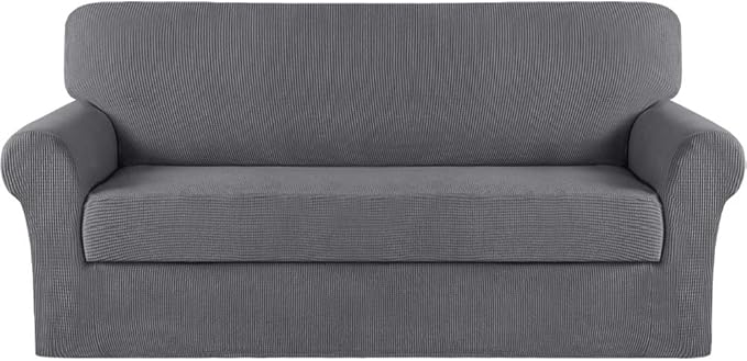 Turquoize Stretch Sofa Slipcover 2 Pieces Sofa Cover Couch Cover