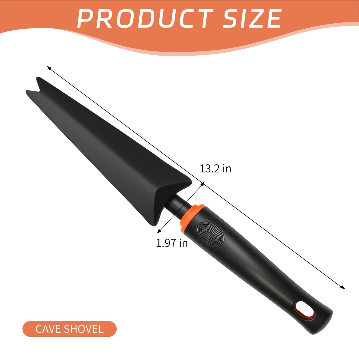NATURACAVE Hand Weed Puller Tool, Handy Forked Head Trowel Carbon Steel Shovel Weeder Puller Tool for Courtyards and Gardens