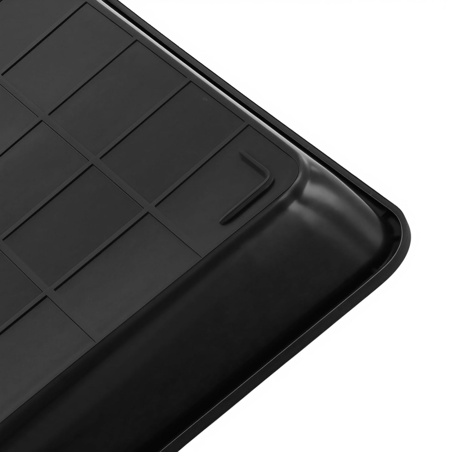 GINLANK 15 Pcs 10 Inch Square Plant Saucer, Square Pot Water Catcher Tray with no Drain Holes, Plastic Drip Trays for Indoors, Outdoors, Patio, Black