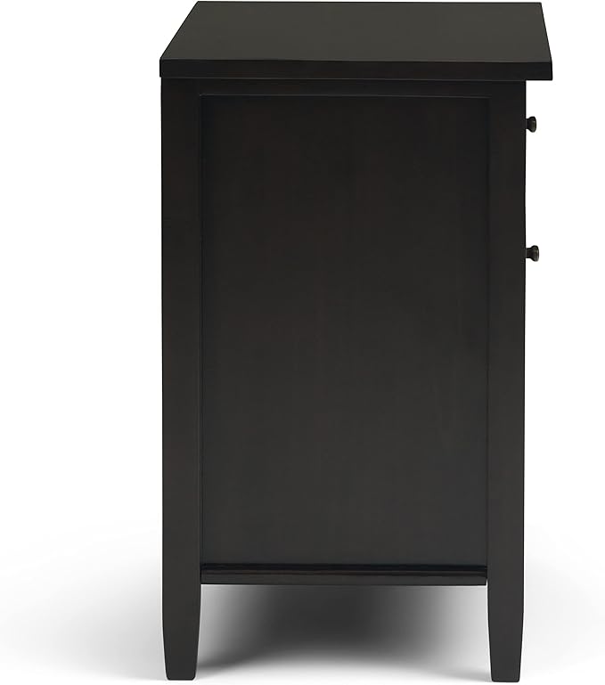 SIMPLIHOME Warm Shaker Bedside Table