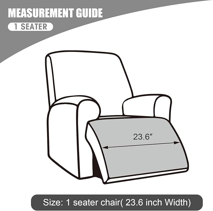 Genina Waterproof Recliner Chair Covers, Recliner Cover