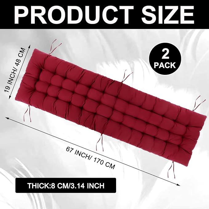 Bucherry 67 x 19 Inch Chaise Lounge Cushions Soft Lounge Chair Cushion Gravity