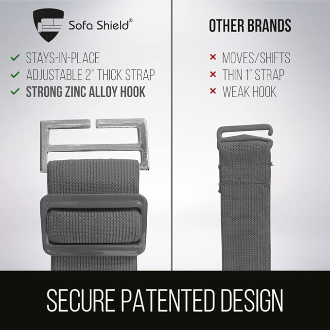 Sofa Shield® Couch Slip Covers for Dogs, Reversible Furniture Protector