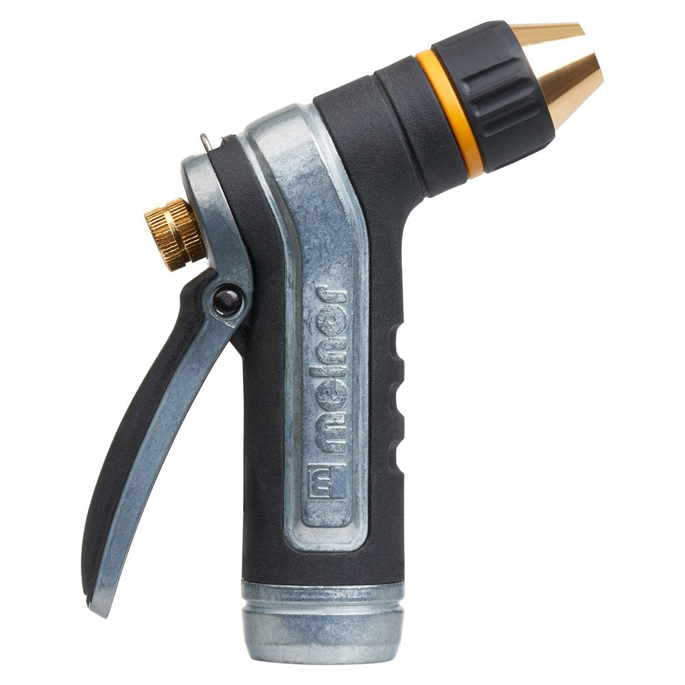 Melnor 65019-AMZ XT Metal Nozzle with QuickConnect Product Adapter Set, Adjustable Tip, Heavyweight Rear Trigger