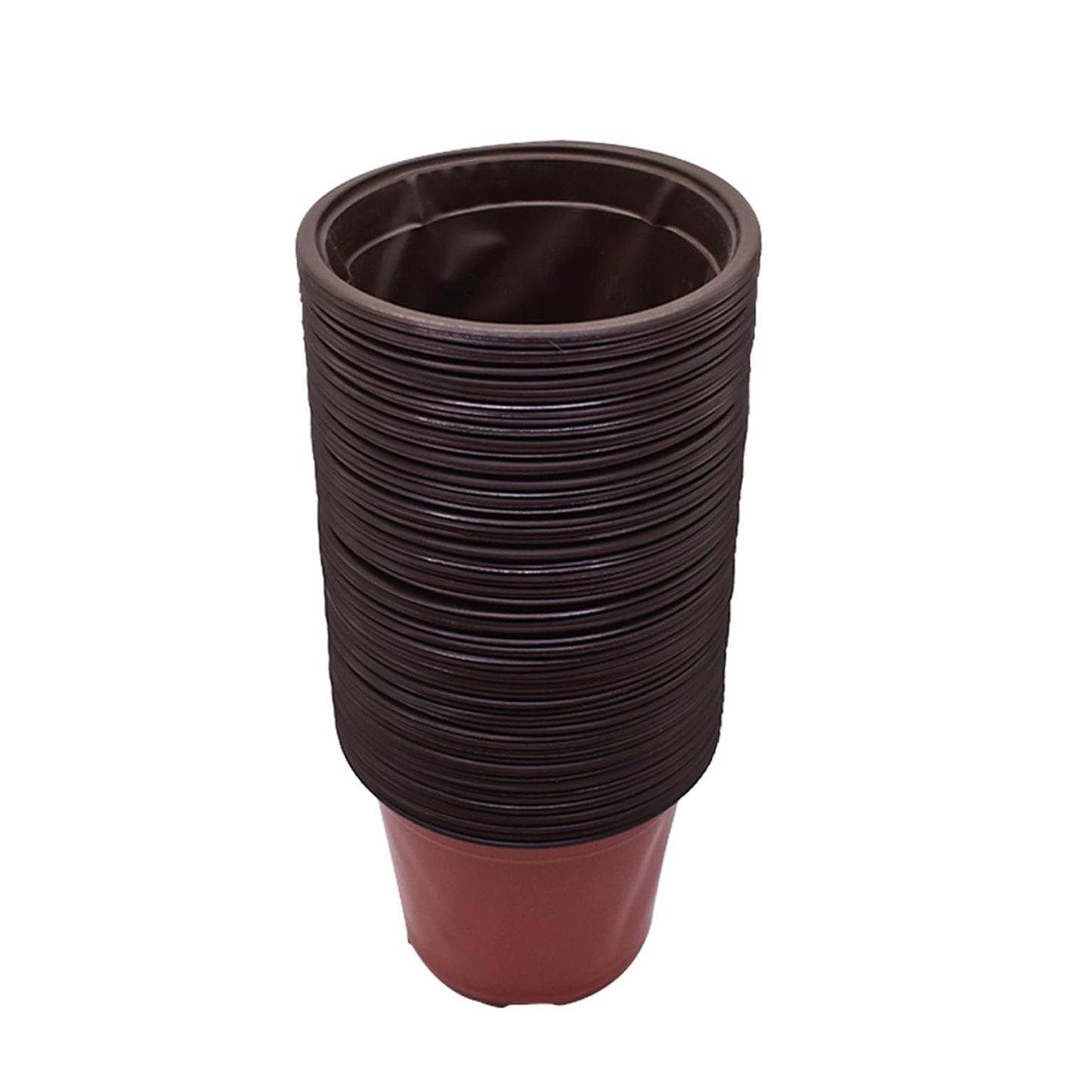 raseparter 100Pcs 6.3In Plastic Plants Pot Seed Starting Pots Indoor Outdoor Seeding for Cutting Seedling Cultivation and Initial Planting