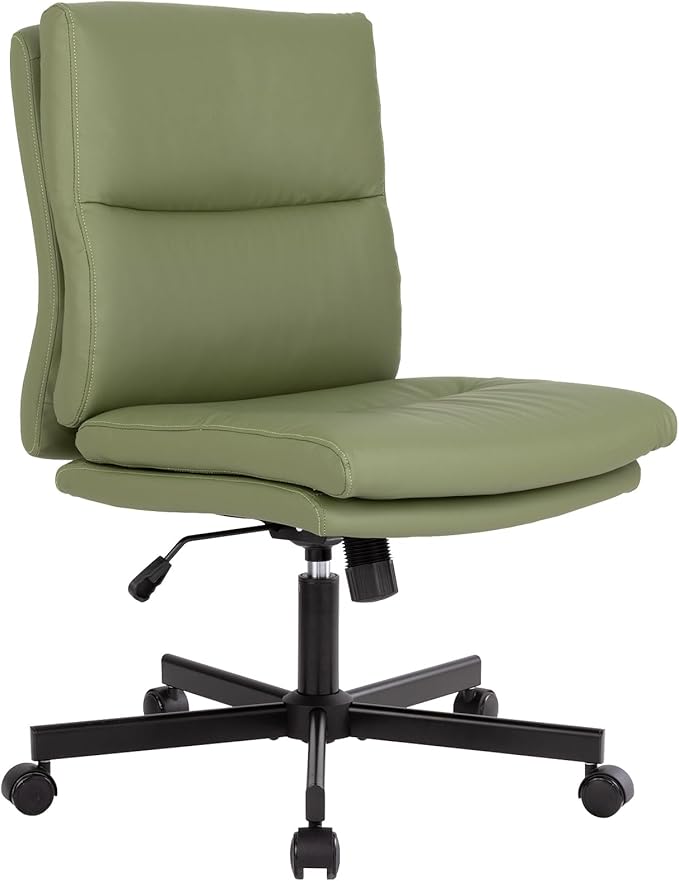 LUCKWIND Armless Office Desk Chair