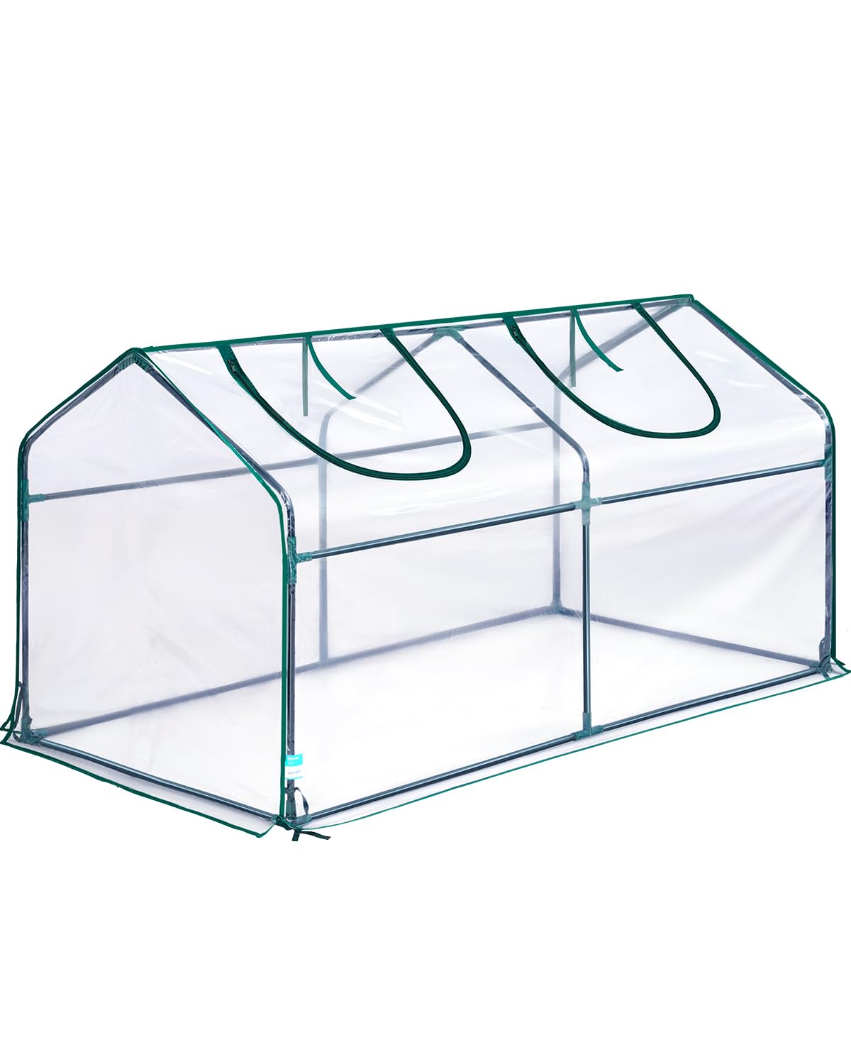 Quictent Mini Greenhouse, Portable Quick-Setup Small Tabletop Waterproof UV Protected PVC Cover Shelter for Outdoors/Indoors W/ Raised Base for Garden Plant Seed Starting, 71"x36"x36" Clear