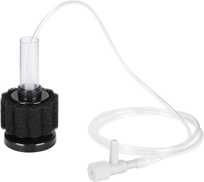 AQUANEAT 3pcs Mini Aquarium Sponge Filter, Quiet Fish Tank Bio Foam Filter, with Airline Tubing, up to 2Gal