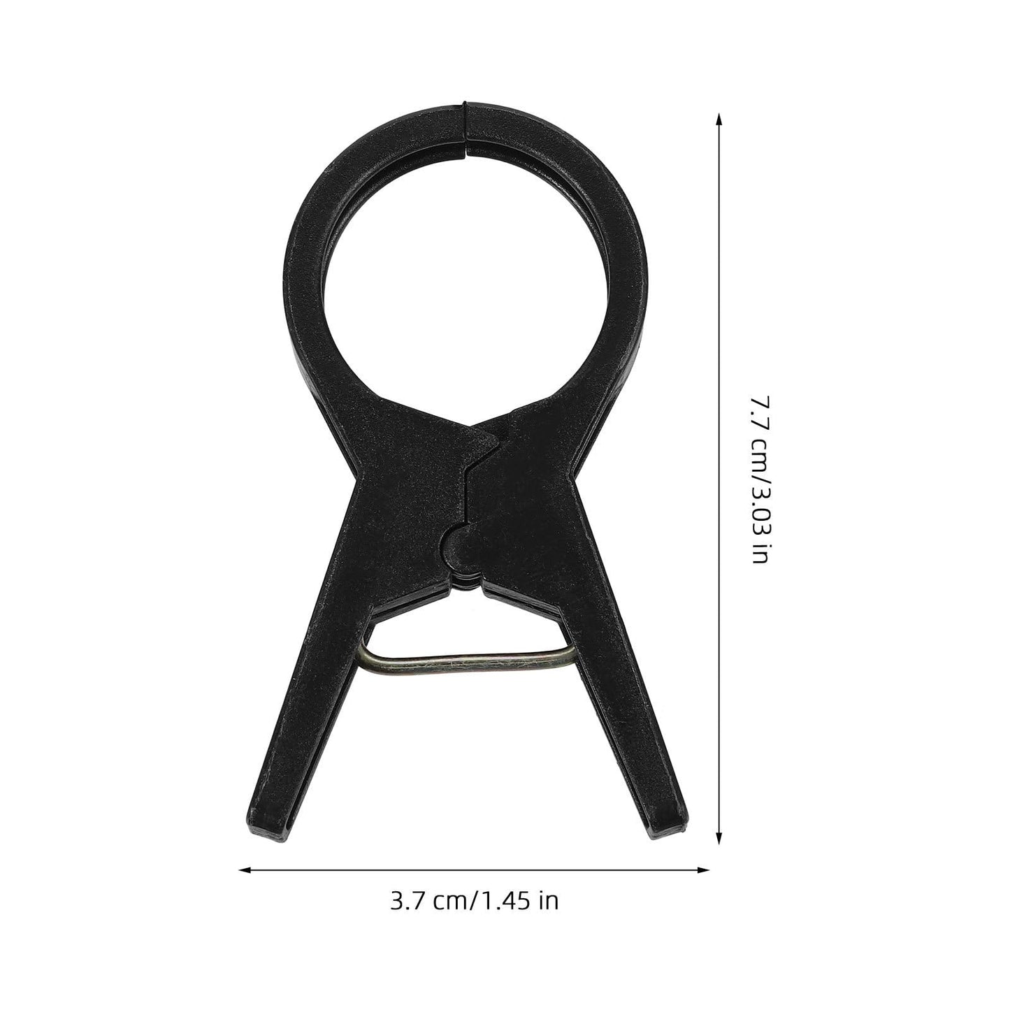 BESPORTBLE Tie the Vine Clip 100Pcs Black Plastic Garden Clips for Tomato and Cucumber Support Durable Plant Ties for Climbing Vines Versatile Trellis and Netting Solution