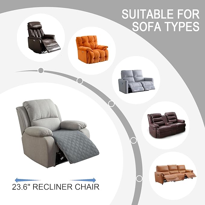 Genina Waterproof Recliner Chair Covers, Recliner Cover