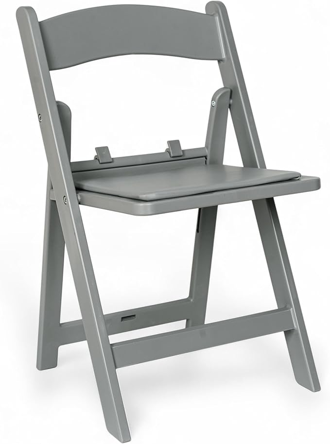 Flash Furniture Hercules Kids Gray Resin Folding Chair