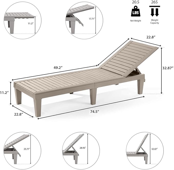 Nestl Sun Tanning Chair