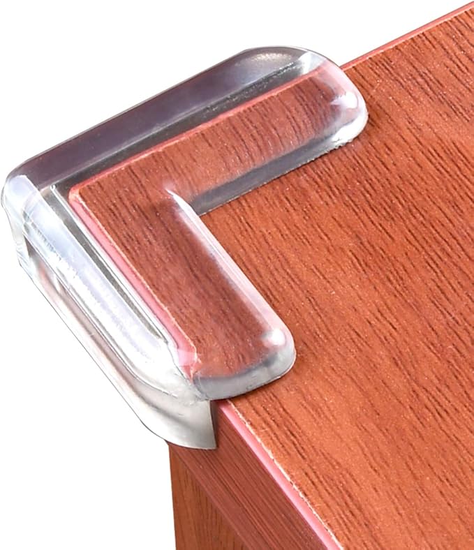 LOMILY Clear Corner Guards, Table Corner Protectors, High Resistant Adhesive Gel