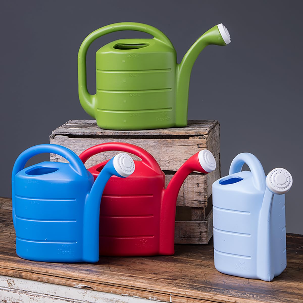 Novelty 30409 2 Gallon Deluxe Watering Can, Bright Blue