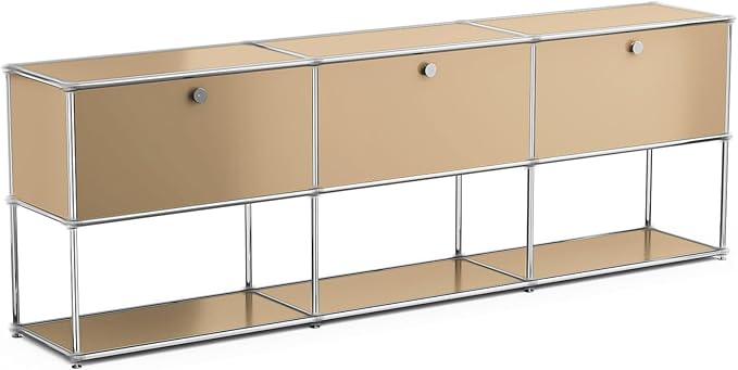 Modern Storage Cabinet Versatile Free-Standing Organizer