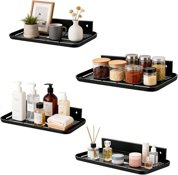 Floating Shelves for Wall, Wall Mounted Floating Shelves, Bathroom Shelf
