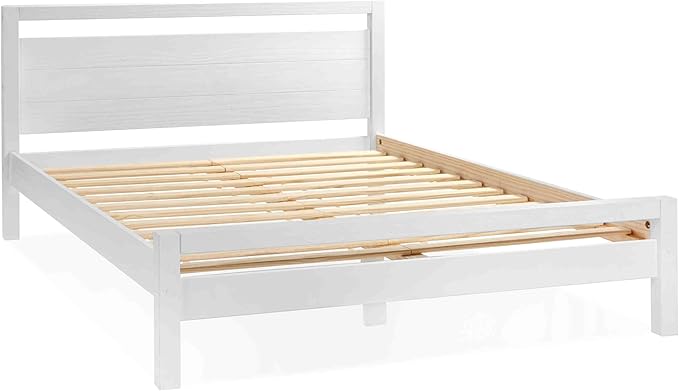 Grain Wood Furniture Loft King Size Solid Wood Bed