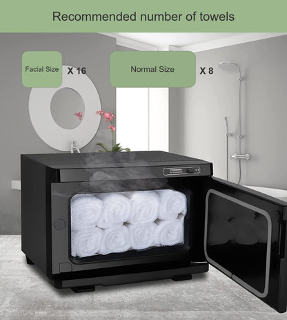 Hot Towel Warmer, Professional Towel Warmer, Hot Towel Cabinet with 8L Capacity, Professional Towel Warmer Cabinet for Facial Towels, Middle Towel Warmer for Salon and SPA Use
