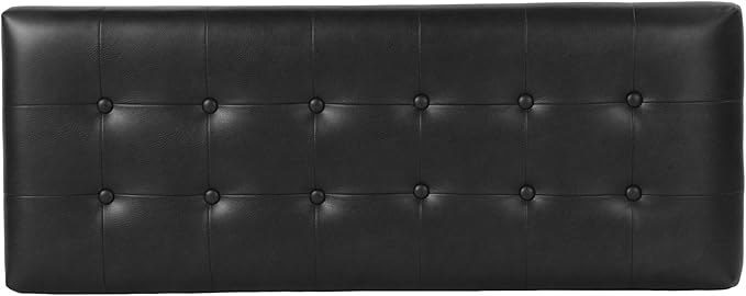 HomePop Large Tufted Storage Bench