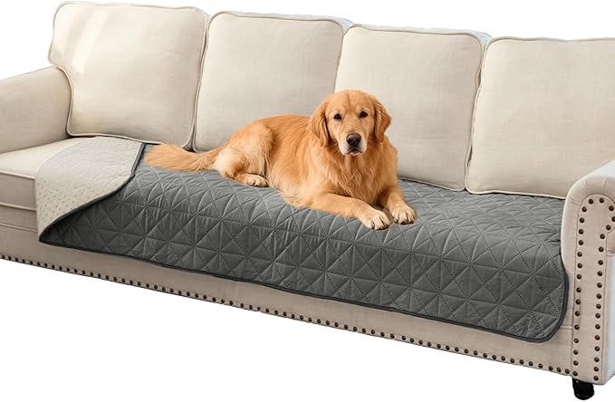 Ameritex Sofa Cover Waterproof for Seats Couch Cover for Dogs Pet Couch Cover