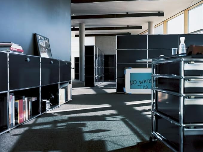 Modern Storage Cabinet Versatile Free-Standing Organizer