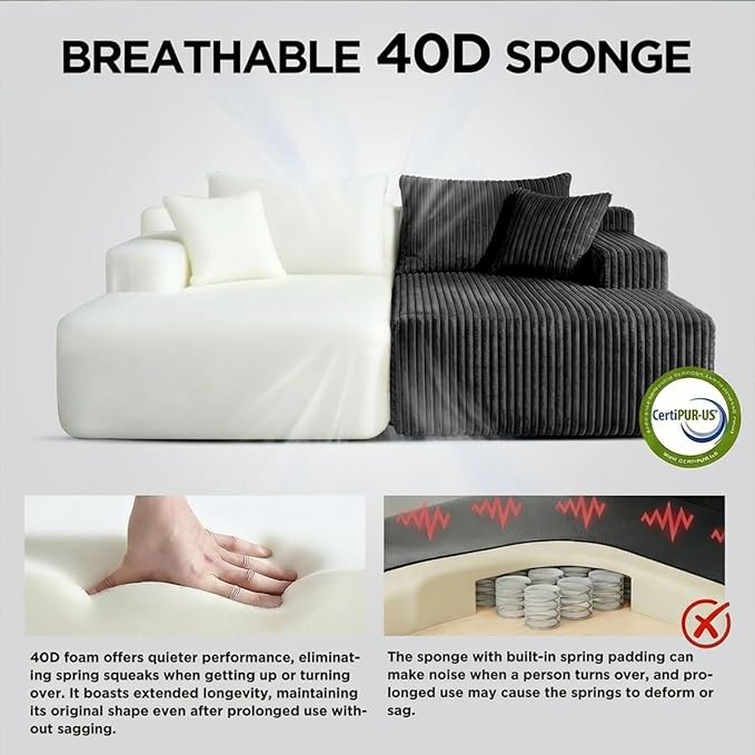 Sytopia Loveseat Chaise Lounge