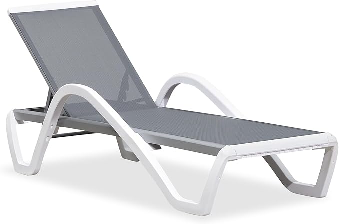 PURPLE LEAF Patio Chaise Lounge Chair