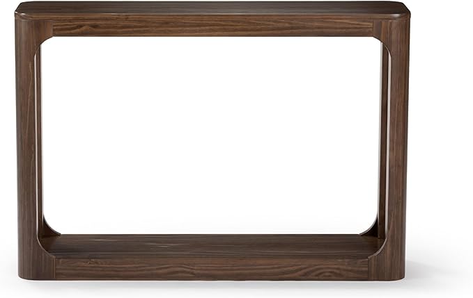 Plank+Beam Forma Console Table, 46 Inch, Solid Wood Sofa Table, Entryway Table