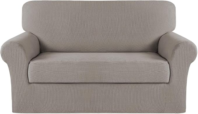 Turquoize Stretch Sofa Slipcover 2 Pieces Sofa Cover Couch Cover