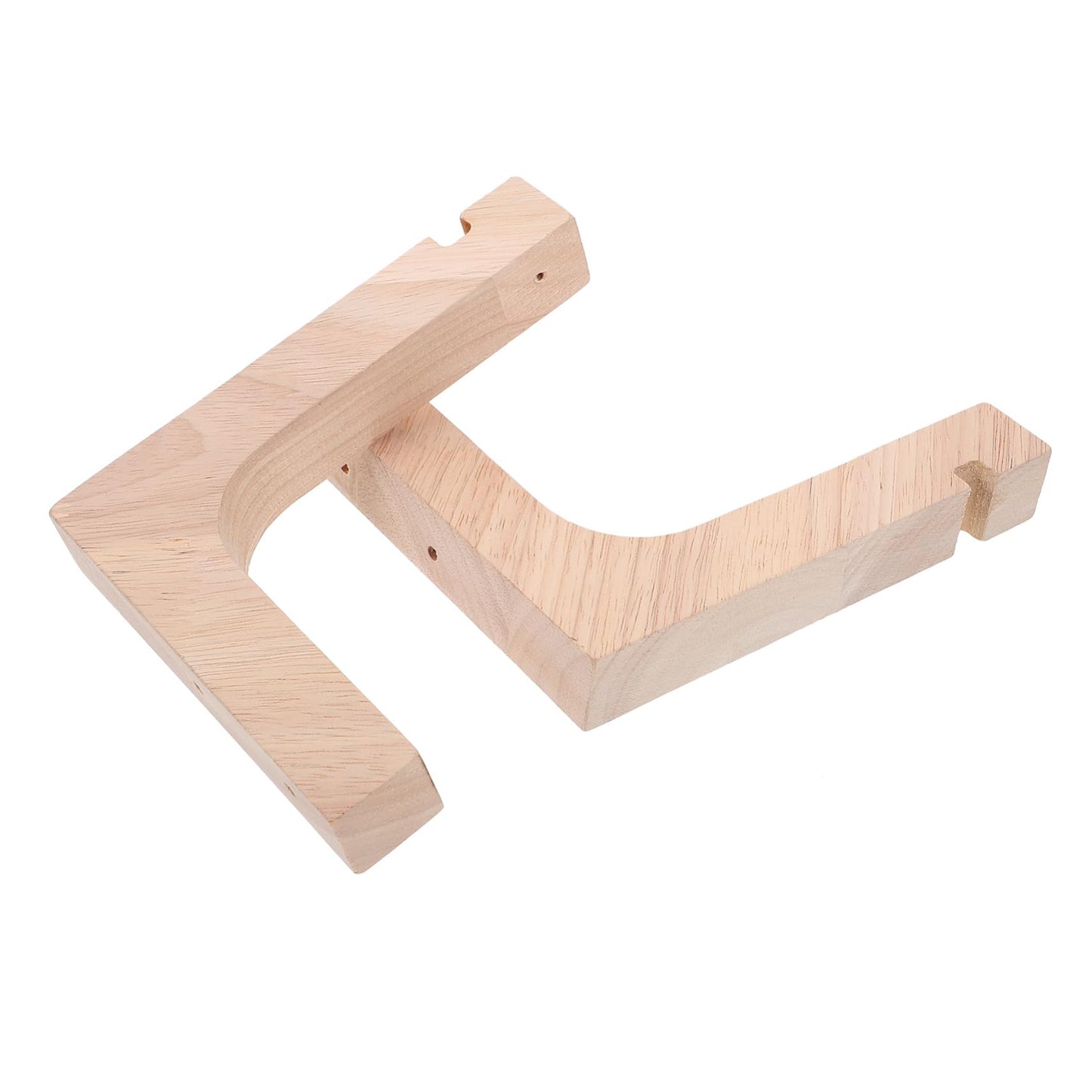 balacoo Wooden Wall Plant Hanger Hooks 2pcs Heavy-Duty Planter Hooks for Indoor and Outdoor Hanging Plants with Wall Mounted Brackets