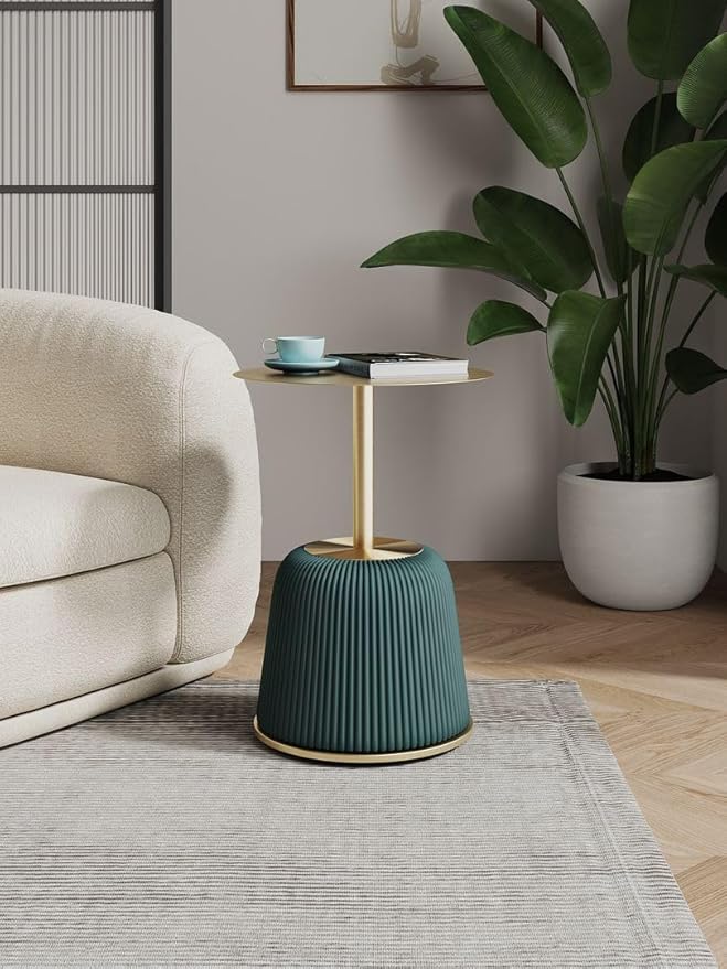 Manhattan Comfort Anderson Modern 15.75" Round End Tables 1.0