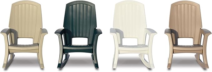 Semco Rockaway Heavy-Duty Outdoor Rocking Chair w/Low Maintenance All-Weather