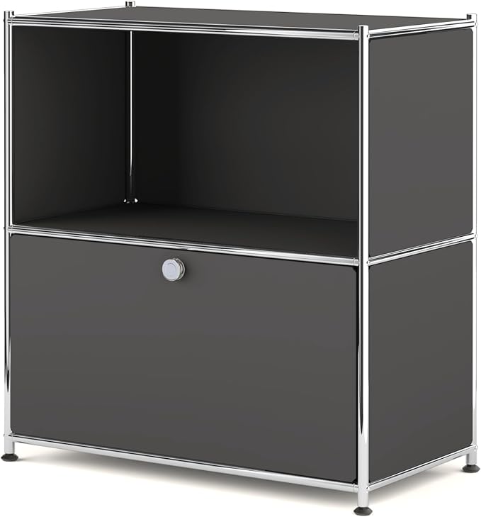 32.5-Inch Flip-Top Side Table & Buffet Cabinet