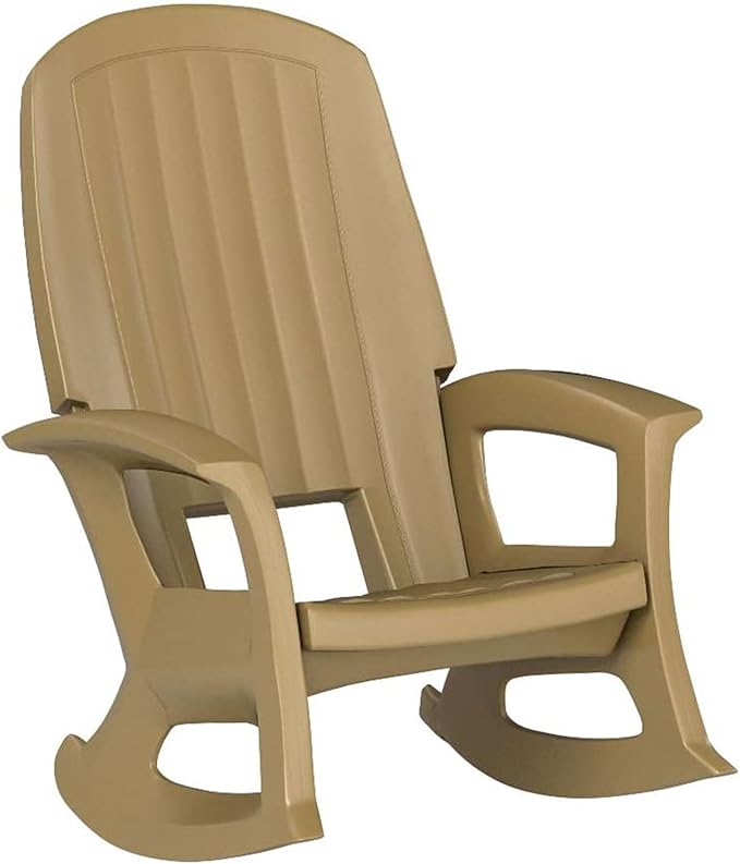 Semco Rockaway Heavy-Duty Outdoor Rocking Chair w/Low Maintenance All-Weather