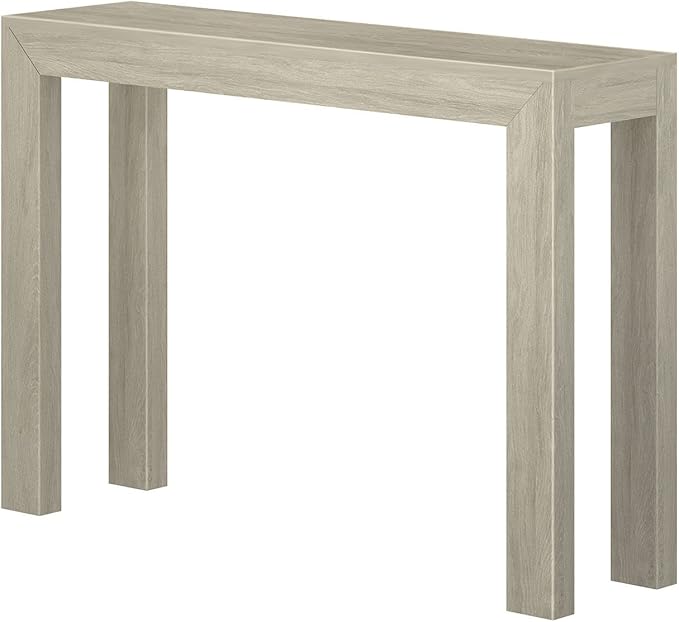 Plank+Beam Modern 46 Inch Console Table, Solid Pine Wood Entryway Table