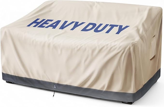 Extra Heavy Duty Outdoor Couch Cover Waterproof Up to 8000pa, Large 3-Seater