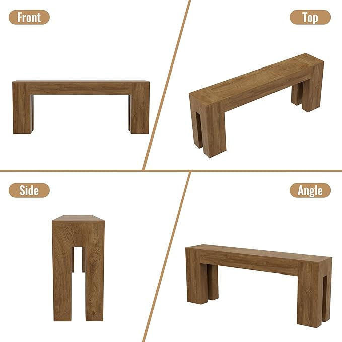 Epecoya Extra Long Sofa Console Table
