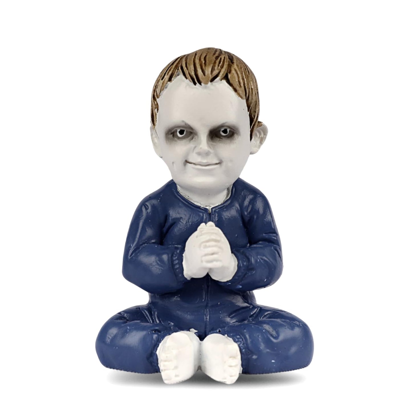 YYPLIAN Ghost Baby Doll Figurines, Halloween Scary Resin Small Statue Creepy Zombie Baby Statue Decor Desk Decor (D)