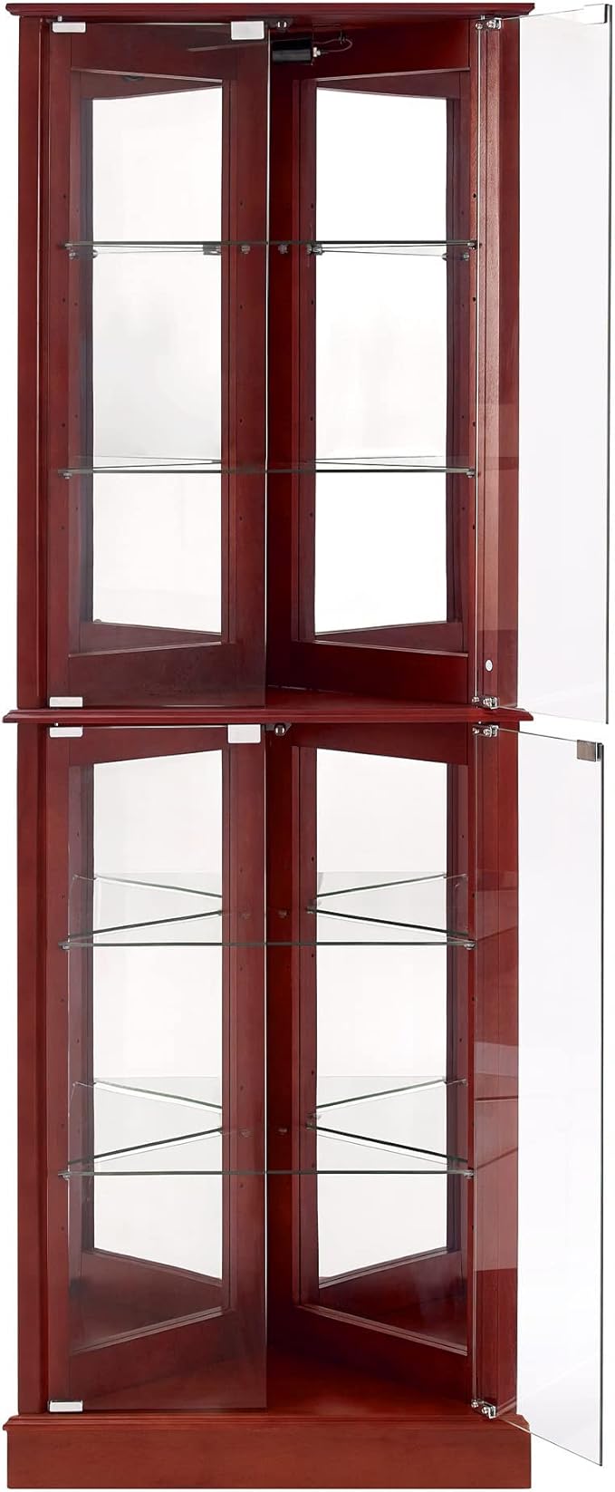 Glass Corner Display Cabinet