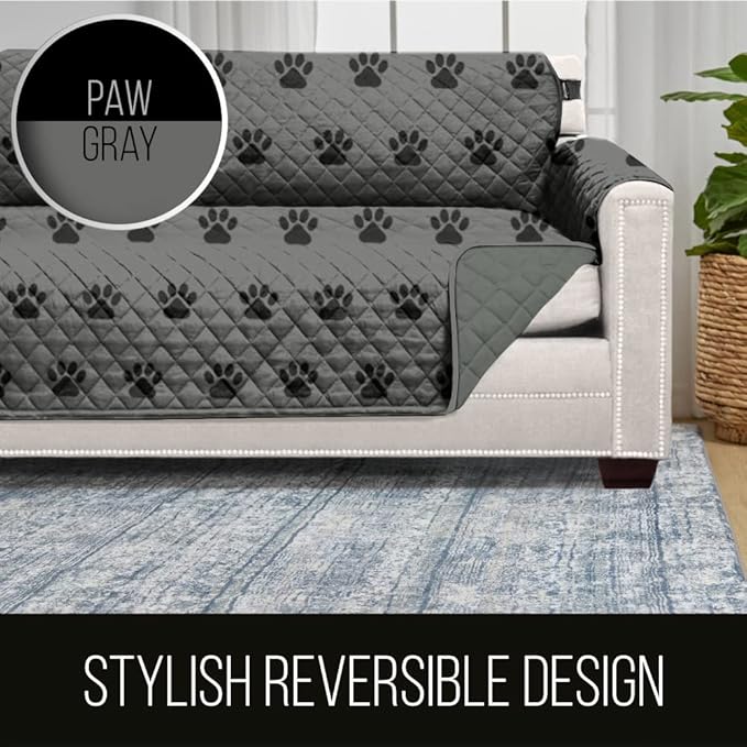 Sofa Shield® Couch Slip Covers for Dogs, Reversible Furniture Protector
