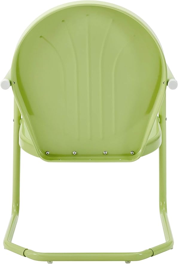 Crosley Furniture Griffith Outdoor Chair, Retro Metal Patio Chairs
