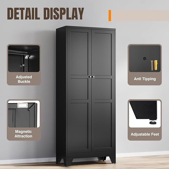 Yizosh Metal Storage Cabinet