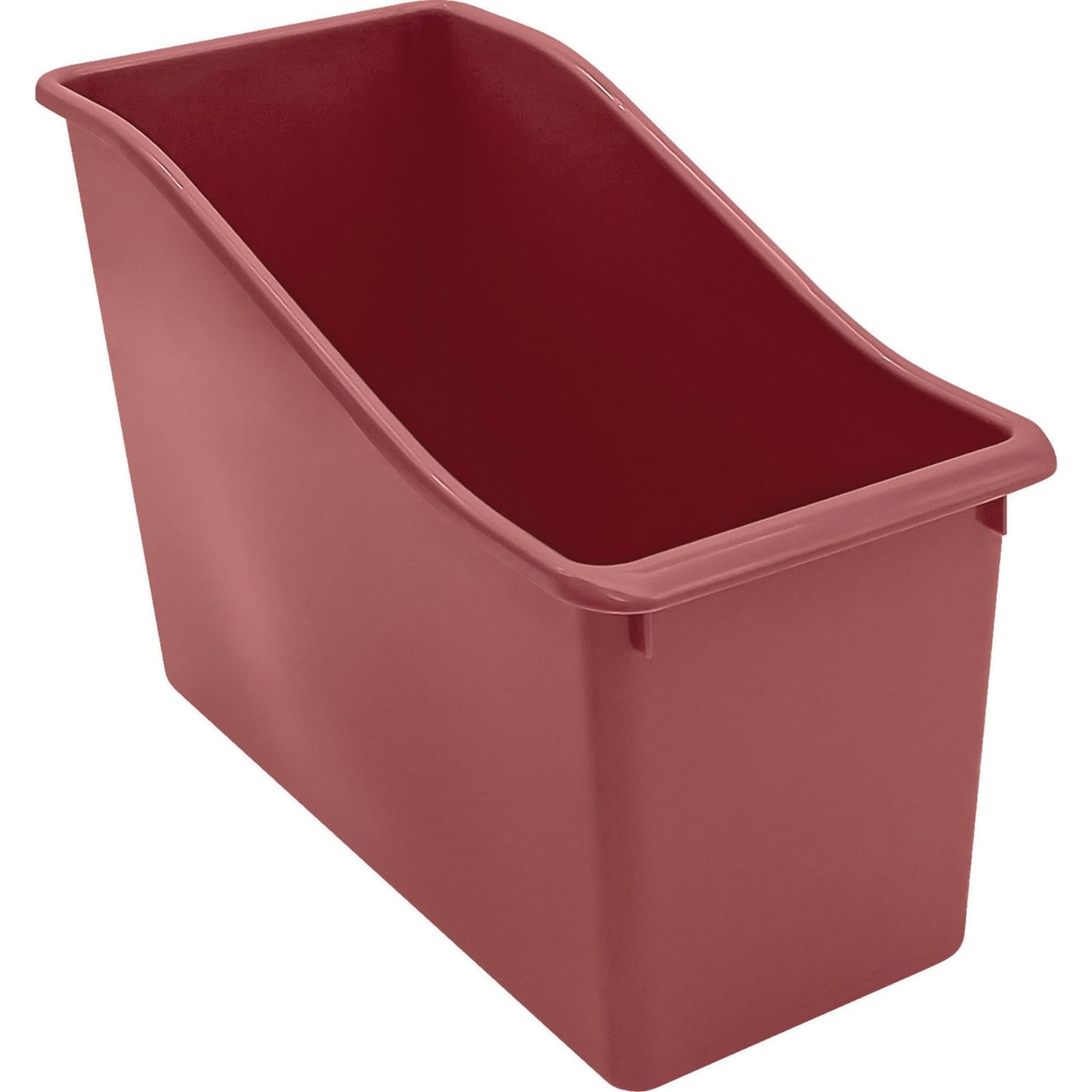 Teacher Created Resources Plastic Book Bin, Deep Rose