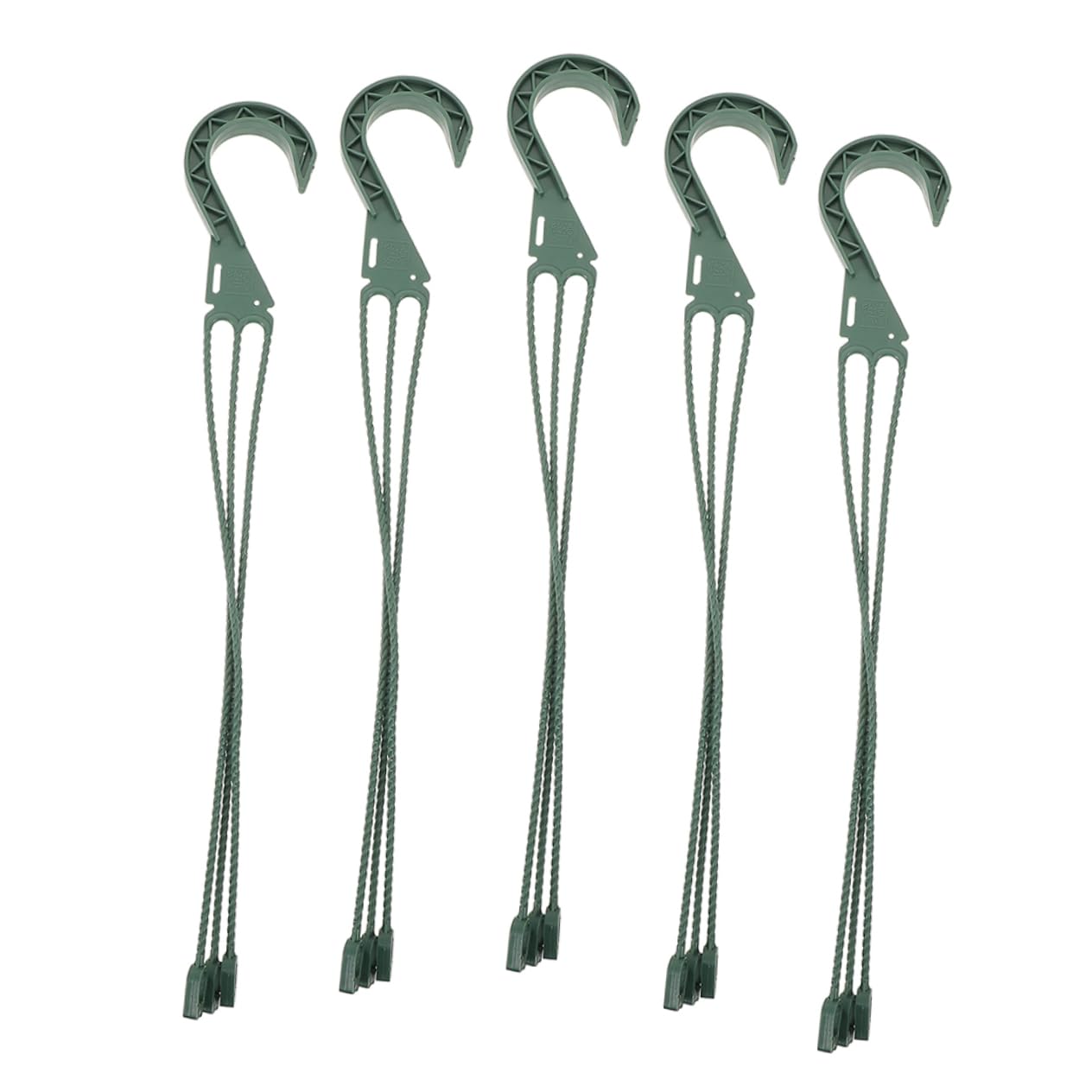 Toyvian 5pcs Plant Pot Hangers with Hooks Versatile Hanging Basket Chains for Plants and Bird Feeders Easy Installation Stylish Design
