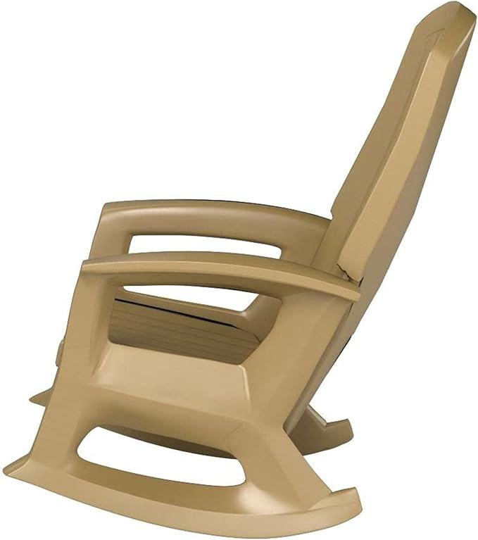Semco Rockaway Heavy-Duty Outdoor Rocking Chair w/Low Maintenance All-Weather